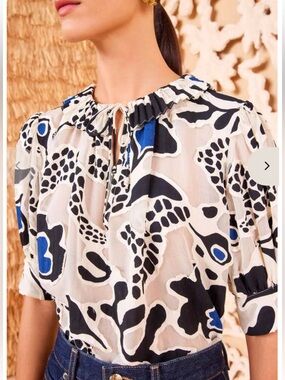 Ulla Johnson Ulla Johnson- Marcella Top- Porcelain